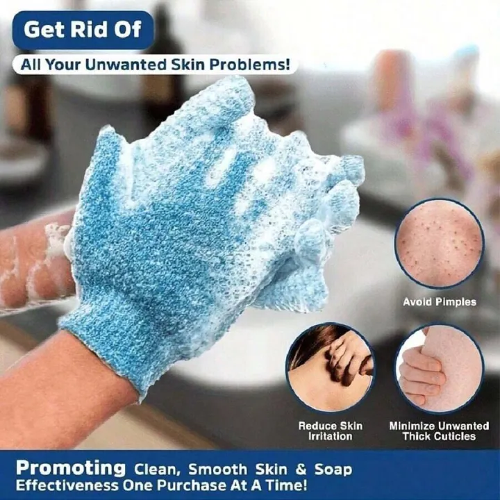 2pcs/6pcs/12pcs%20Reversible%20Exfoliating%20Shower%20Gloves,%20Body%20Scrub%20Gloves,%20,Cleansing%20Tools%20Bath%20Towel%20Bath%20Products%20Back%20Scrub%20-%20Image%202