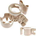 3 In 1 Baby Stroller Cup Holder Non Slip Adjustable 360° Rotation Milk Bottle Holderfor Universal Pram Wheelchair Accessoris. 