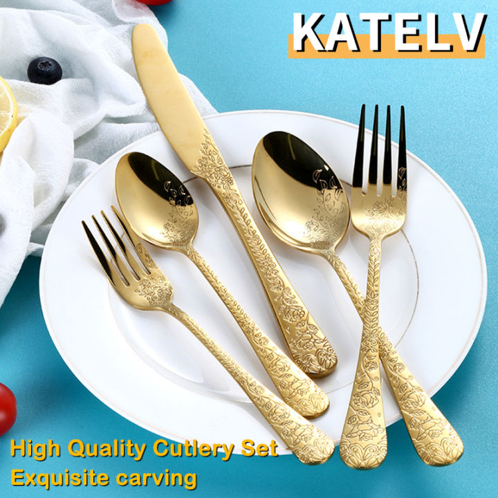 High%20Quality%20Cutlery%20Set%20Handle%20Exquisite%20carving%20Stainless%20Steel%20Golden%20Tableware%20Knife%20Fork%20Spoon%20Flatware%20Set%20Silverware%20Set%20-%20Image%202