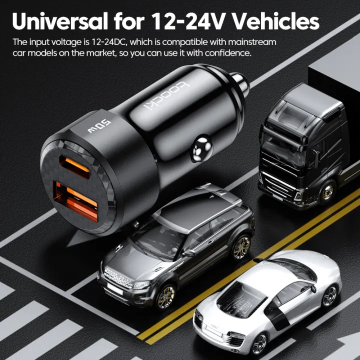 Toocki%20Car%20Charger%2050W%20Quick%20Charge%20And%2060W%20USB%20A%20to%20Type%20C%20Cable%20for%20iPhone%20%20Poco%20%20S23%20%20Fast%20Charging%20-%20Image%205