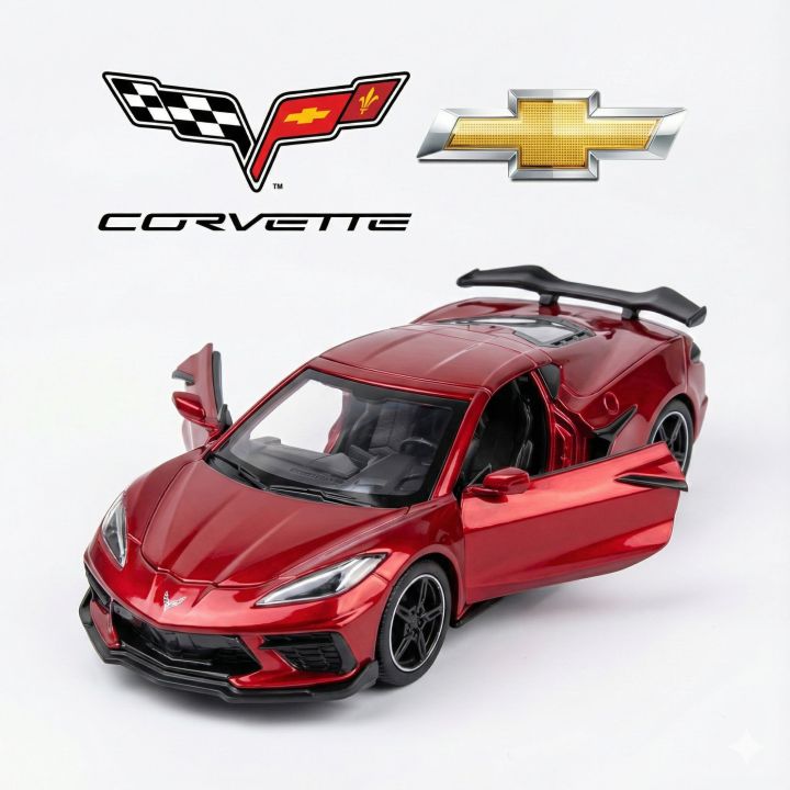 MSZ%201:34%20CHEVROLET%20CORVETTE%20C8%20Z06(2024)%20ALLOY%20DIE%20CAST%20OFFICIALLY%20LICENSED%20SCALE%20MODEL%20CAR%20TOY%20CAR%20SIMULATION%20PULLBACK%20FEATURE%20-%20Image%202