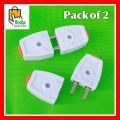 2Pcs Pair of Male Female Electric Plug Switch Standard Quality Fire Retardant Heat Proof Electric Board Wire Extension. 