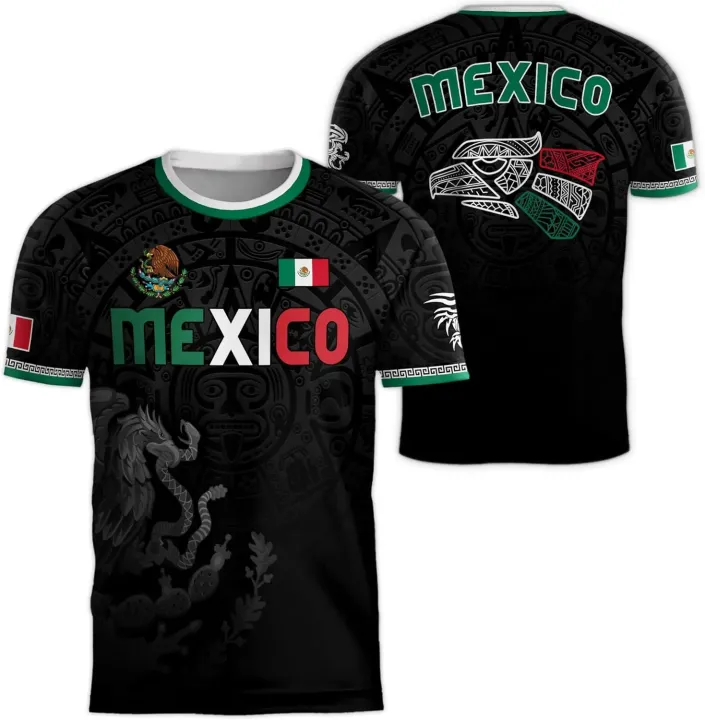 MEXICO%20Flag%203D%20Print%20Sport%20Quick-dry%20Breathable%20Men%20T-shirt%20Outdoor%20Football%20Jersey%20Team%20Short-sleeve%20Parent-child%20Top%20Clothing%20-%20Image%202