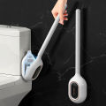 New Aromatherapy Toilet Brush Household No Dead Corner Toilet Wall Mounted Silicone Gap Cleaning Tool Bathroom Facilities. 