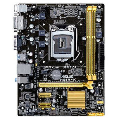 Asus H81M DDR3 4th Gen Desktop Korean Motherboard