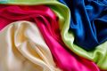 Silk Plain Unstitched Fabric Full Suit for Women, Multicolor, Customizable, Free Size. 