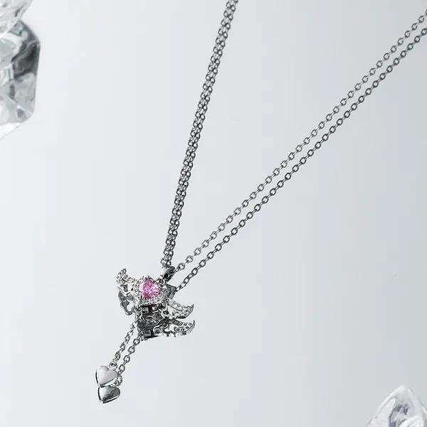4%20Pcs%20Necklace%20Set%20for%20Women%20%7C%20Butterfly,%20Heart%20&%20Kitty%20Pendant%20Necklace%20-%20Image%202