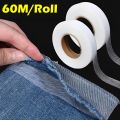 Durable 60M Interlining Adhesive Tape Non-woven DIY Sewing Interlining Double-sided Sewing Tool for Shorten Repair Pants.