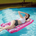 Inflatable Water Sleeping Bed PVC Floating Lounger Air Mattress Foldable Swimming Pool Air Mattress for Swimming Pool Party. 