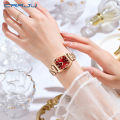 CRRJU Women Watches Creative Steel Dress Bracelet Wristwatches Ladies Square Waterproof Female Relogio Feminin.