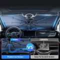 2024 Upgraded Car Windshield Sun Shade Umbrella Foldable Car Sunshade Front Window Cover for UV Ray Block & Sun Heat Protection. 