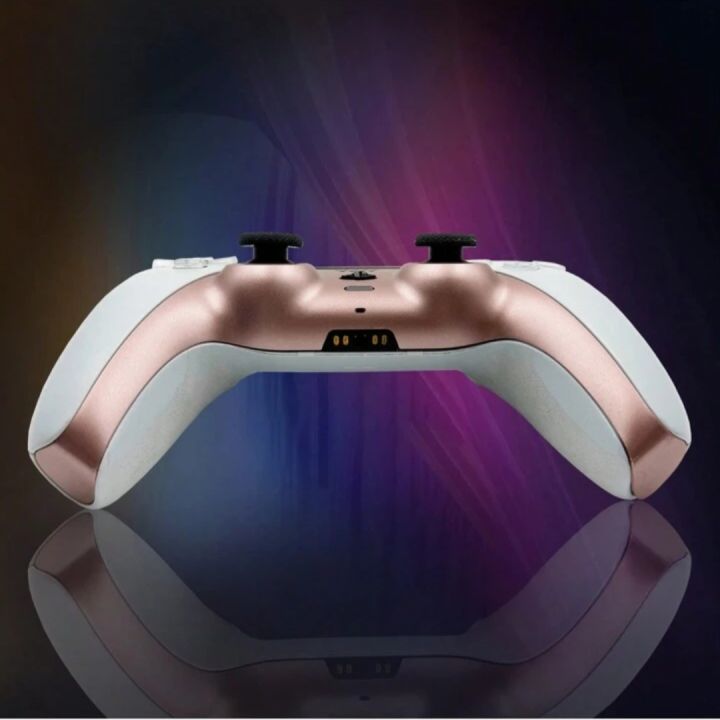 Decorative%20Plate%20Compatible%20With%20PS5%20Controller,Faceplate,DIY%20Replacement%20Clip%20Shell%20For%20PS5%20Controller%20Rose%20Gold%20-%20Image%202