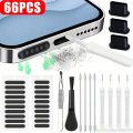 Universal Dust Removal Cleaner Tool Kit Phone Charging Port Cleaner Smartphone Speaker Covers for AirPods, MacBook Earbuds. 