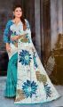 Ladies Digital Batik Fancy Saree. 