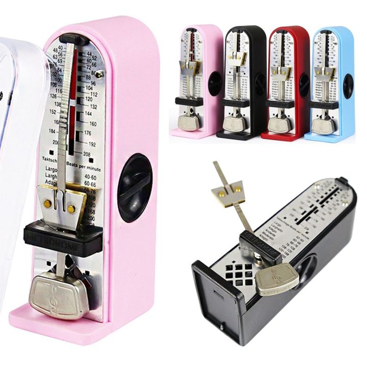 Universal Mechanical Metronome Portable Metronome For Piano Guitar Violin Ukulele Wind Up Mechanism Metal Movement Metronome