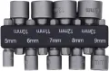 9pcs/set 5mm-13mm Hex Sockets Sleeve Nozzles Nut Driver Set Screwdriver Set Schroevendraaier Set Bits Sets Tools Socket Wrenches. 