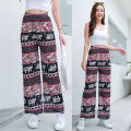 🔥 Elephant Pants 🔥 Elephant Pattern Trousers ❤️ Made in Thailand ❤️ Italian Silk Pants 🐘 ❤️ Soft and Smooth Fabric, Comfortable to Wear. Elastic Waist Pants, Long Pants, Very Popular Fashion Pants. 🎉 The Fabric Is Not Thick or Thin. You Can Be Beautif. 