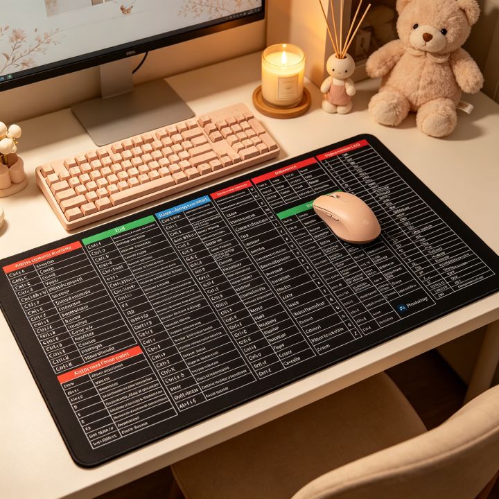 Spanish%20Excel%20Shortcuts%20Pattern%20Large%20Mouse%20Pad%20Office%20Desk%20Mat%20Computer%20Keyboard%20Pad%20Starters%20%20for%20Office%20Workers%20Students%20-%20Image%202