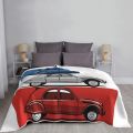 Citro?n 2CV red, white and blue Throw Blanket Soft Blanket Fluffy Shaggy Blanket Designer Blankets blankets for winter.