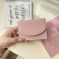 Koko Korean style wallet with magnetic buckle for women ins fashion color block dopamine coin purse card holder short wallet #88013. 