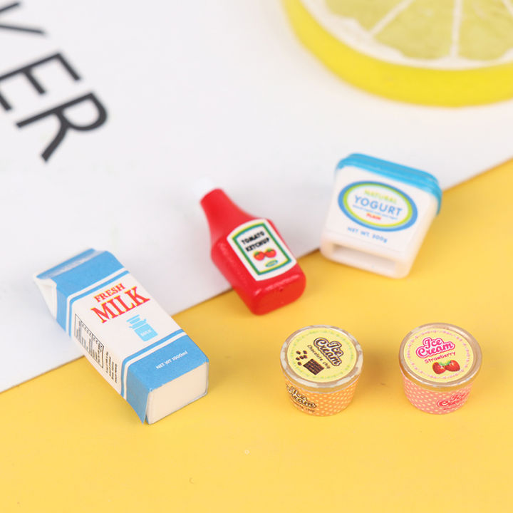 5Pcs/Set%201:12%20Dollhouse%20Miniature%20Food%20Mini%20Tomato%20Sauce%20Iced%20Yogurt%20Dolls%20Kitchen%20Toy%20-%20Image%206