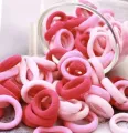 💗Yagi shop💗100 PCs 1.5 PCs baby hair band in a cute drawstring bag gentle fashion hair accessories girls hair. 