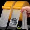 Super Thin Strong Fixation Double Sided Adhesive Tape Heavy Duty Translucent Mesh Waterproof Traceless Powerful Grid Carpet Tape.