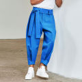 Spring Men Belt Baggy Pants Casual Streetwear Premium Quality Solid Color Oversized Joggers Fashion Harem Pants 2026 New S-3XL. 