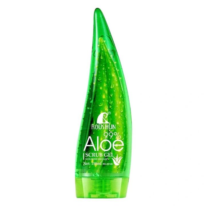 Roushun%2099%25%20Aloe%20Scrub%20Gel%20150ml%20Nourish%20&%20Repair%20Skin%20-%20Image%202