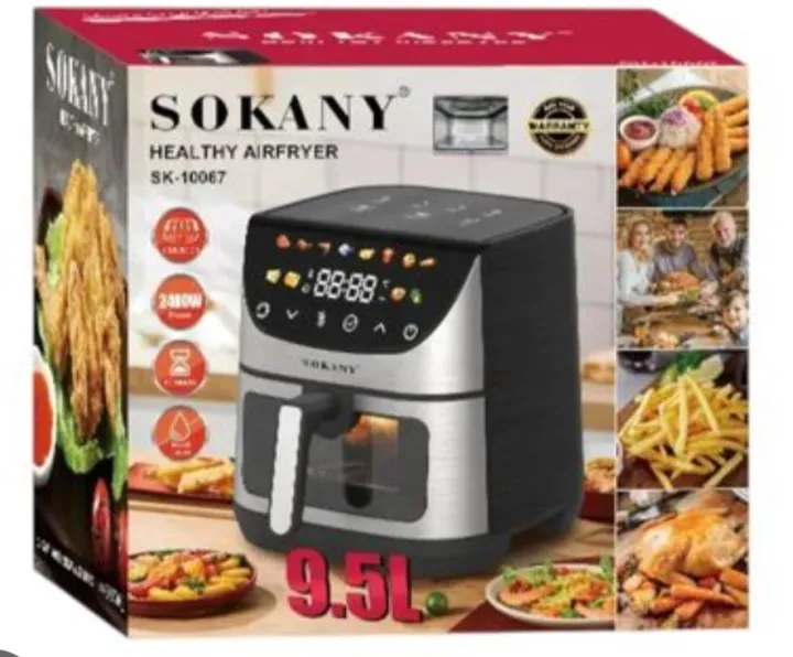 Sokany%20Healthy%20Air%20Fryer%209.5%20Ltr%20With%20Glass%20Window%20Bucket%20-%20Image%202