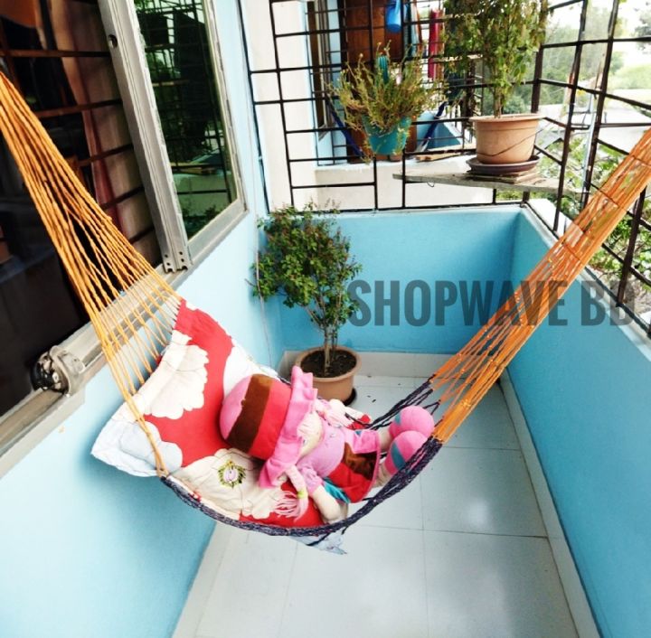 Hand Made Dulna Adult Rope bed Hanging Dulna Use For All People Large Swing Rope bed Dulna.