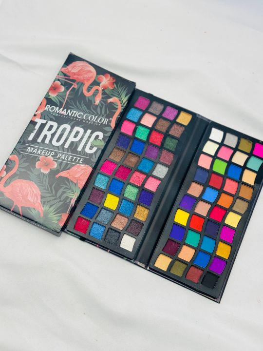 Tropical 80 colours mattes & shimmers eyeshadow palette