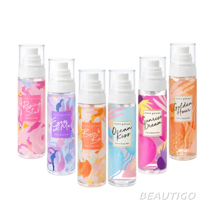 Cute press perfume spray for Hair & Body Hair & Body Mist 95ml