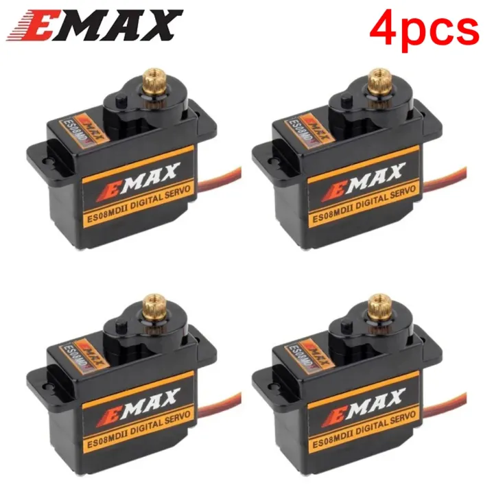 EMAX ES08MAII ES08MD II Metal GEAR Digital Servo up sg90 ES08A ES08MA MG90S TREX 450 Helicopter Airplane Rc Robot