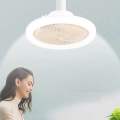 Intelligent Remote Control LED Fan Light E27 Screw Dimmable Bedroom Aromatherapy Lighting Fan Light. 