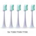 5PCS For MIJIA T300/500 Replacement Brush Heads Sonic Electric Toothbrush Vacuum DuPont Soft Bristle Suitable Nozzles.