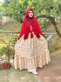 Elegant Floral Maxi Dress for Women – Modest Abaya Style Long Gown | Hijab Friendly Casual & Party Outfit.