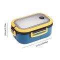 Kitchen Supplies: Single-layer, Double-layer Portable Fruit Food Box, Lunch Box with Fork Spoon and Spoon Preservation Box. 