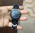 Most Trending Black Aura Watch For Men 100% Original Watch With New Design & 7 straps Smartwatch. 