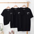 Summer 2025 Cotton Baby Mom Dad T Shirts Tops Fashion Family Matching Outfits Daddy Mommy And Daughter Son Matching Clothes.