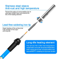 60W Adjustable Temperature Welding Solder Rework Station Heat Pen Tips Electric Soldering Iron for Repairing by BeBosLook.