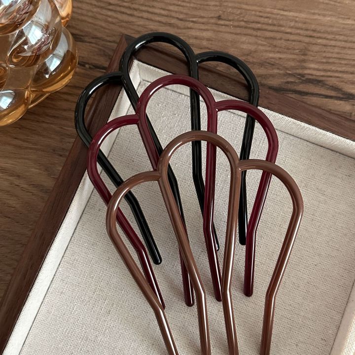 Korean%20Acrylic%20Hair%20Sticks%20Hair%20Comb%20Women%20Hairpins%20Elegant%20Hair%20Clip%20U-Shape%20Hair%20Forks%20Girls%20Hair%20Accessories%20Hairpin%20Headwear%20-%20Image%204