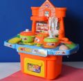 water circulation orange kitchen set for kids (23 pcs)  - 17 inches. 