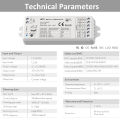 MJJC WT5 Tuya Smart Life LED Controller 12V 24V 5 in 1 RGBCCT LED Strip Light Controler Work with Alice Alexa Echo  Home. 
