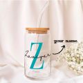 "Personalized/customized 540ml Glass Tumblers: Elevate Your Sipping Experience!". 