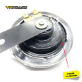 DC 12V Motorcycle Electric Horn Chrome plated Waterproof loud horn Motorbike Vehicle Classic Horn With Cover  Universal. 