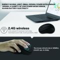 Silent Wireless Mouse for Laptop Small Compact Cordless Computer Mice with USB 2.4 GHz Quiet Click Travel Mouse. 