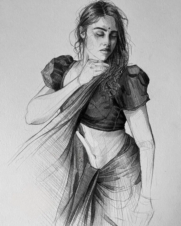Order%20Portrait%20Sketch/Painting%20Online%20Turn%20any%20Photo%20Into%20100%25%20Handmade%20sketch%20-%20Image%204