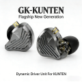 GK KUNTEN Innovative Kun Driver Heavy Bass HIFI Sports Metal In-ear Headphones Detachable 2PIN Compatible With KZ Zenith EDX PRO.