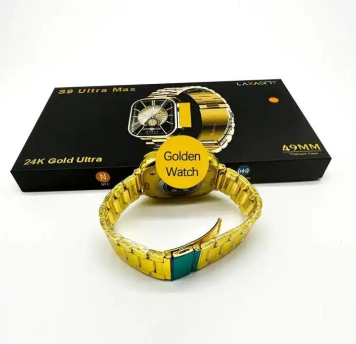 S9%20ultra%20Max%20Gold%20edition%20smart%20watch%2049%20mm%20infinity%20display%20in%20premium%20quality%20with%20chain%20strap%20and%20black%20strap%20-%20Image%203
